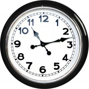METAL ÇERÇEVE  DUVAR SAATİ 50.5 CM
